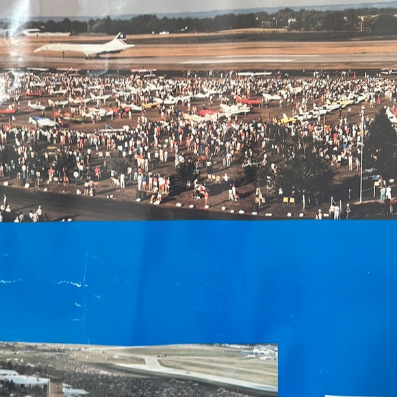 Oshkosh WI aircraft airplane vintage poster - Picture 6 of 16